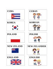 Countries and nationalities game icebreaker 6