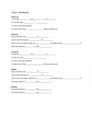 English Worksheet: L-O-V-E - Nat King Cole fill in blanks (song)