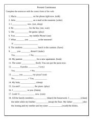 English Worksheet: Present perfect