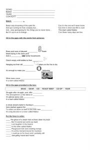 English Worksheet: Town called Malice