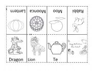 English Worksheet: Moon Festival Mini Book