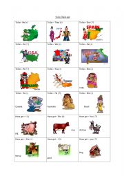 English Worksheet: to be and have got