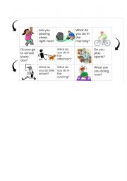 English Worksheet: Present simple / Present continuous