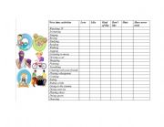 English Worksheet: likes and dislikes role play