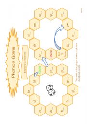 English Worksheet: Phoincs board-game: consonant clusters (beginning blends)