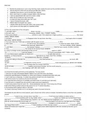 English Worksheet: Mixed tenses