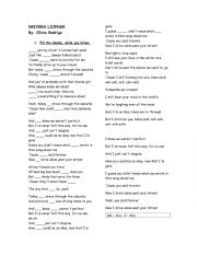 English Worksheet: SONG FILL THE GAPS BASIC PERSONAL PRONOUNS