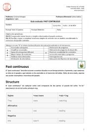 English Worksheet: present continuous