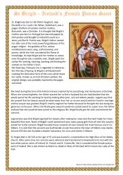 St Brigid - Irelands Female Patron Saint