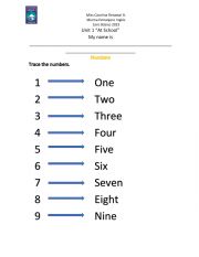 Numbers for kids