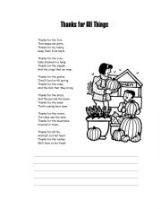 Thanksgiving poem 
