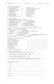 English Worksheet: 4th Forms- Unit 4- Lesson 2