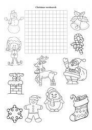 English Worksheet: Christmas wordsearch