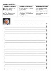 Write Mother Theresa�s Biography