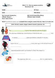 English Worksheet: Japan