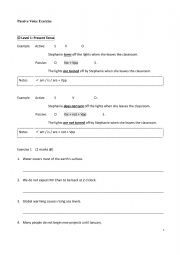 English Worksheet: Passive Voice