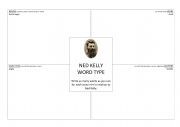 English Worksheet: Ned Kelly word groups