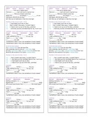 English Worksheet: Adele Someone Like You