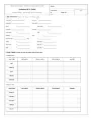 Review tenses and connectors