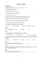 English Worksheet: Super Size Me ESL Activity 