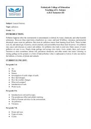 English Worksheet: acid rain