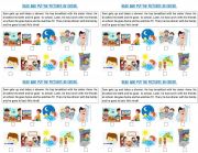 English Worksheet: Daily routine