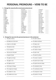 PERSONAL PRONOUNS