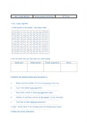 English Worksheet: group session 8th form 