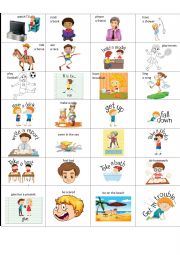English Worksheet: Speaking activities