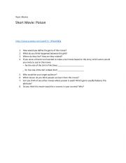 English Worksheet: Short movie discussion