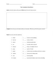 English Worksheet: The Cremation of Sam McGee - listening worksheet