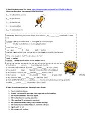 English Worksheet: Present Simple