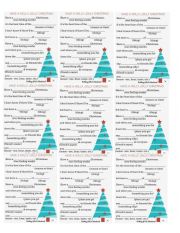 English Worksheet: Have a holly jolly Christmas fill in the blanks