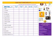 English Worksheet: CAN - DIFFERENT EXPRESSIONS 
