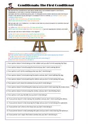 First Conditional Practice Worksheet