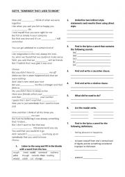 English Worksheet: 