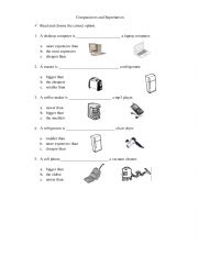 Superlatives and comparatives