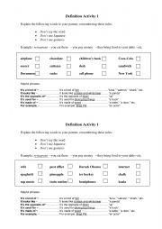 English Worksheet: Paraphrasing Activity 1