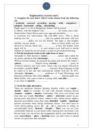 consolidation tasks unit 2  4th form