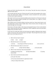 English Worksheet: READING