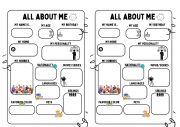 English Worksheet: All about me