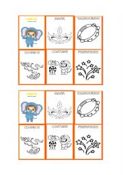 English Worksheet: carnival vocabulary