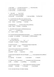 English Worksheet: Verb Tenses and Passive Voice