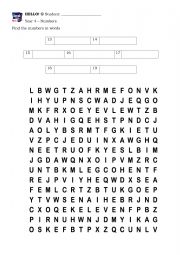 English Worksheet: Wordsearch - TEEN family