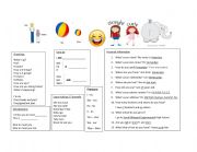 English Worksheet: Personal info questions, greetings and farewells