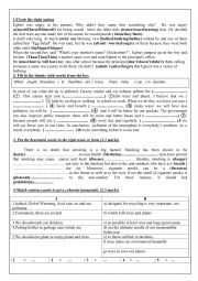 English Worksheet: 9th mid test2 remedial tasks