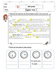 Primary school Exams: 4th - 5th - 6th grades. 