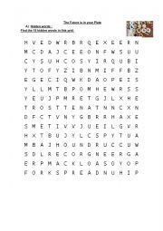 Food wordsearch