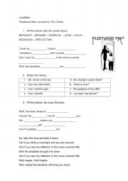 Landslide song - ESL worksheet by natashaW4