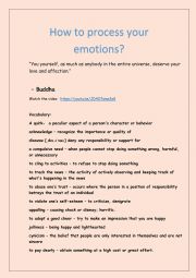 How to process your emotions